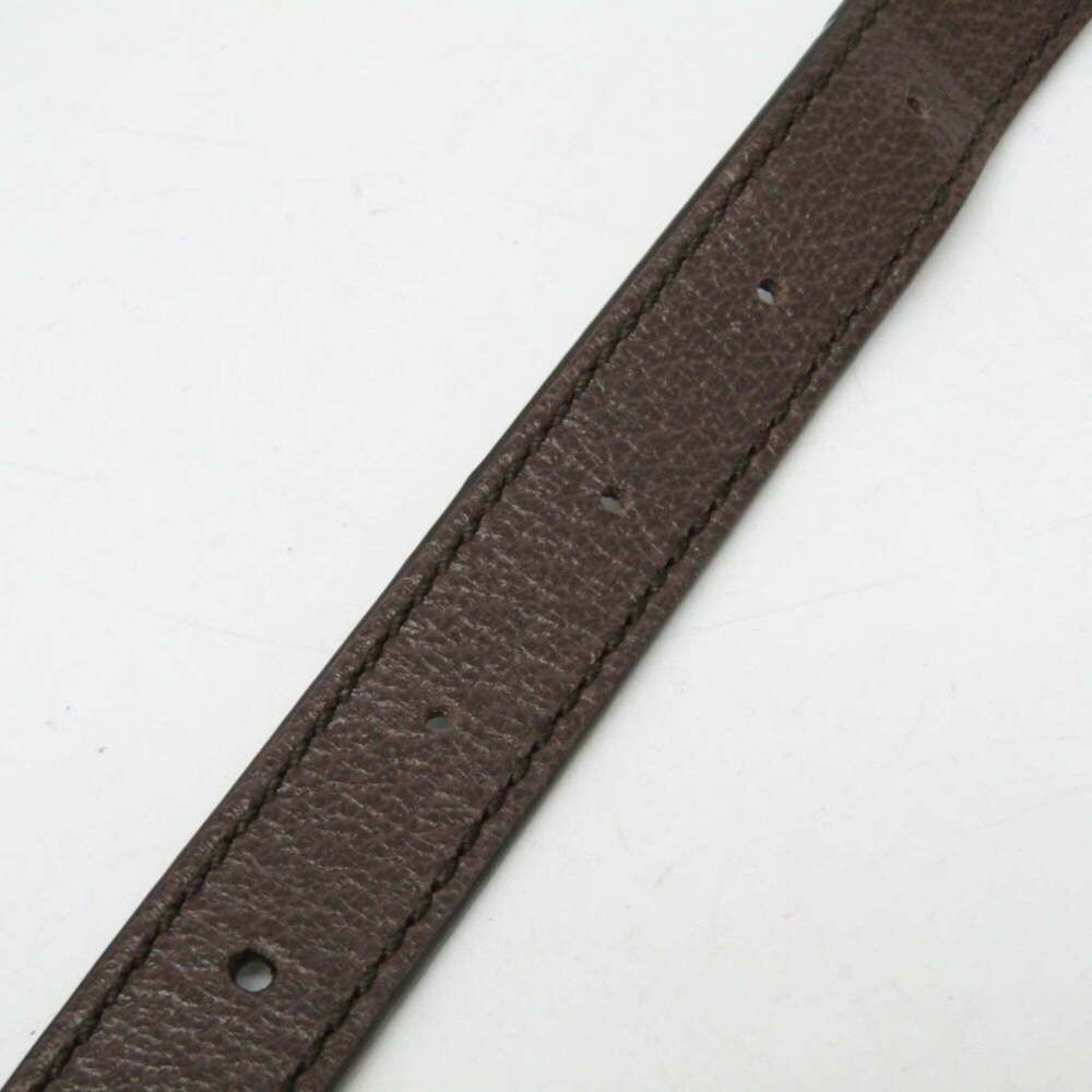 GUCCI Authentic Brown Leather Shoulder Bag - Picture 8 of 14
